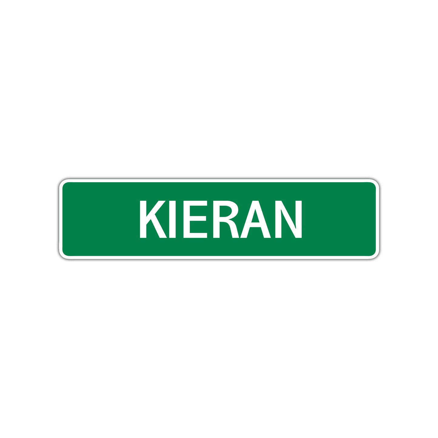 Kieran Street Sign Children Name Room Plate