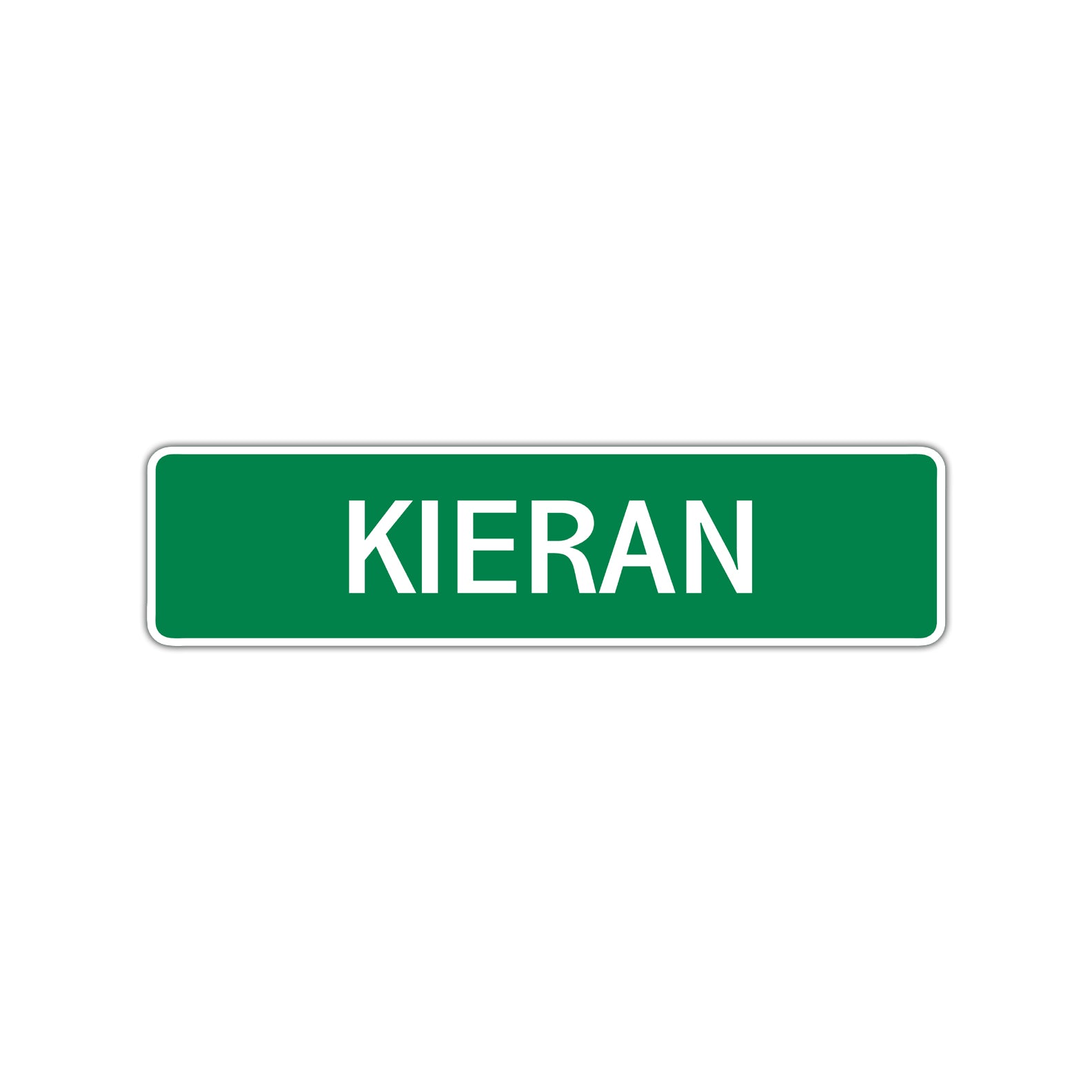 Kieran Street Sign Children Name Room Plate