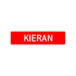 Kieran Street Sign Children Name Room Plate