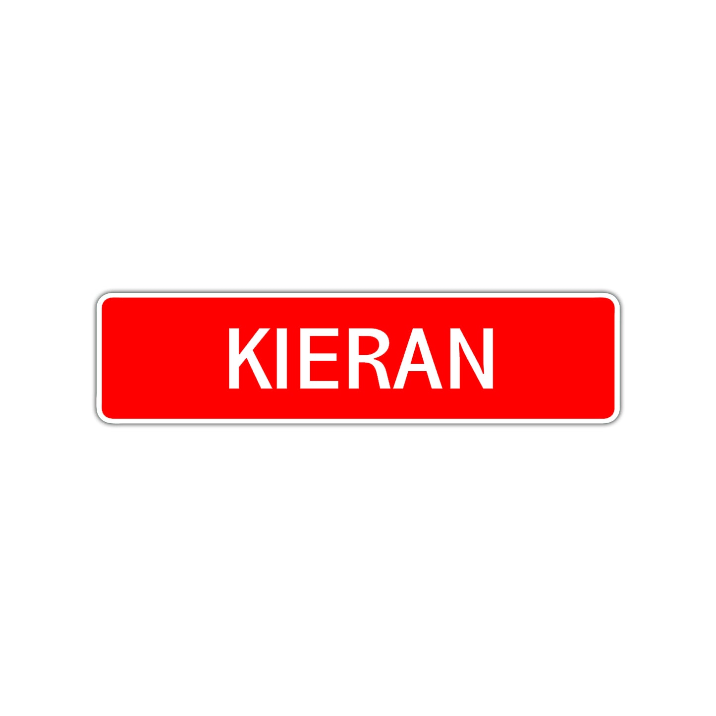 Kieran Street Sign Children Name Room Plate