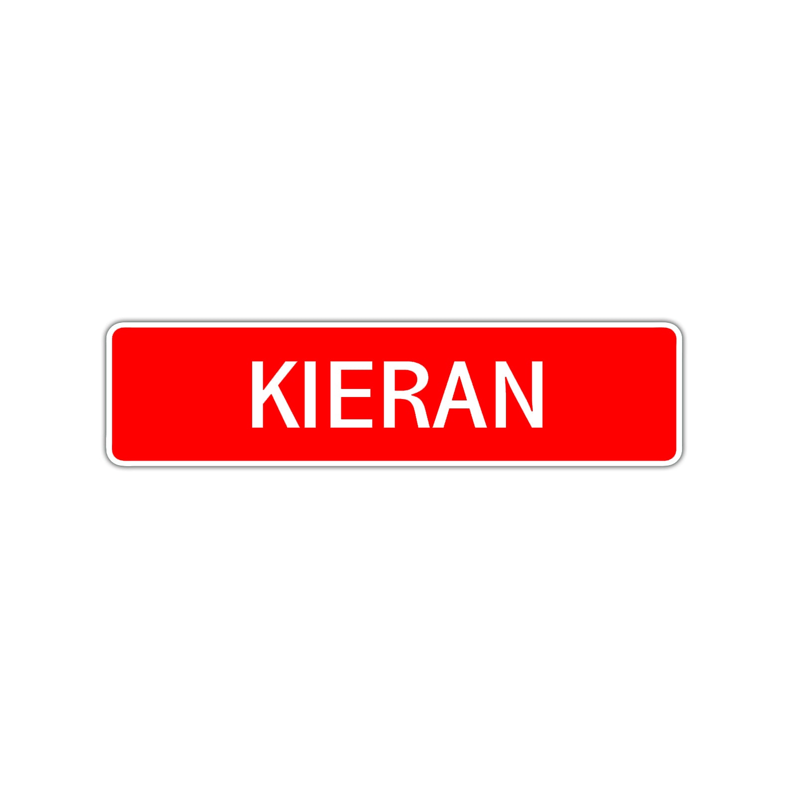 Kieran Street Sign Children Name Room Plate