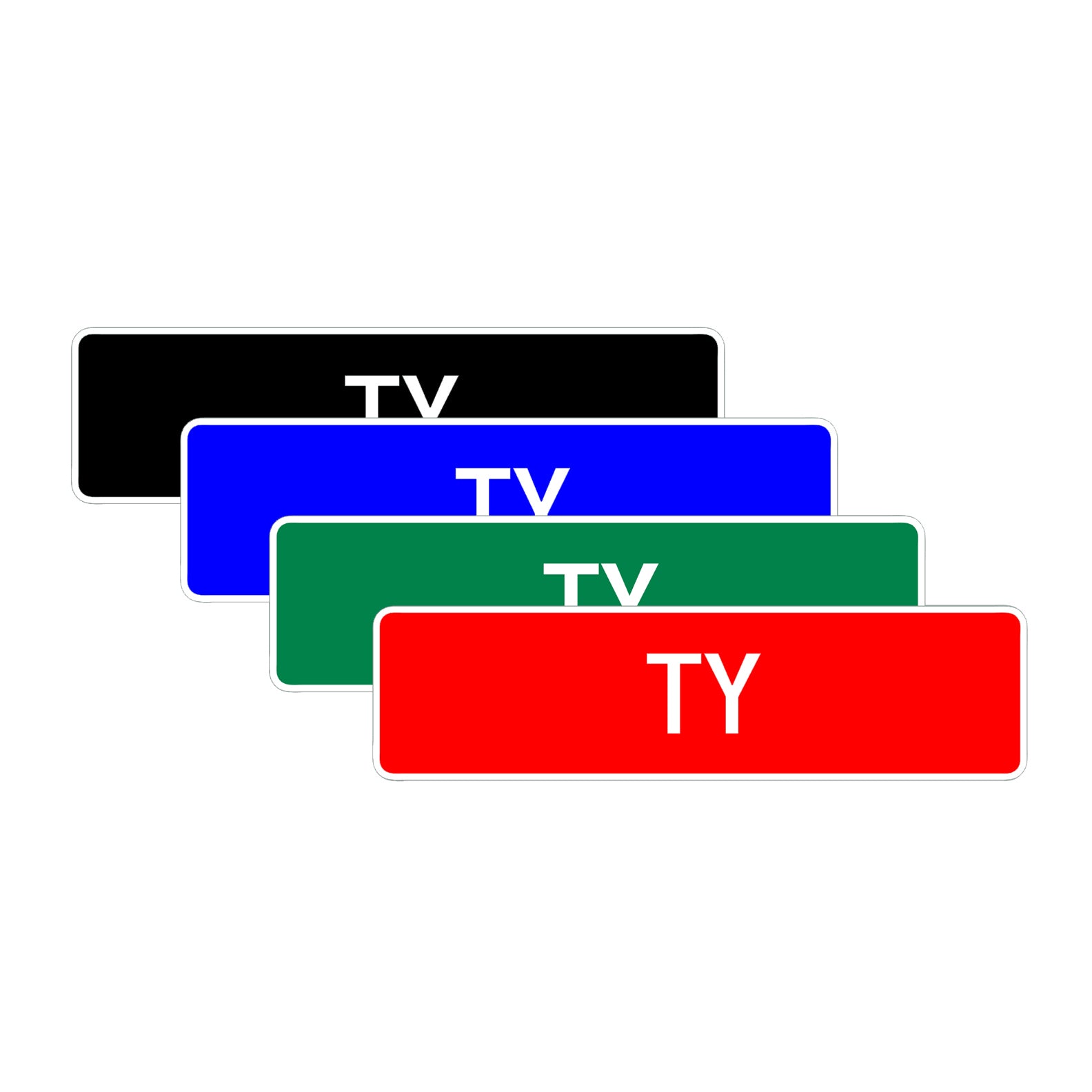 Ty Street Sign Children Name Room Plate