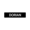 Dorian Street Sign Children Name Room Plate