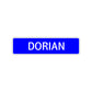 Dorian Street Sign Children Name Room Plate