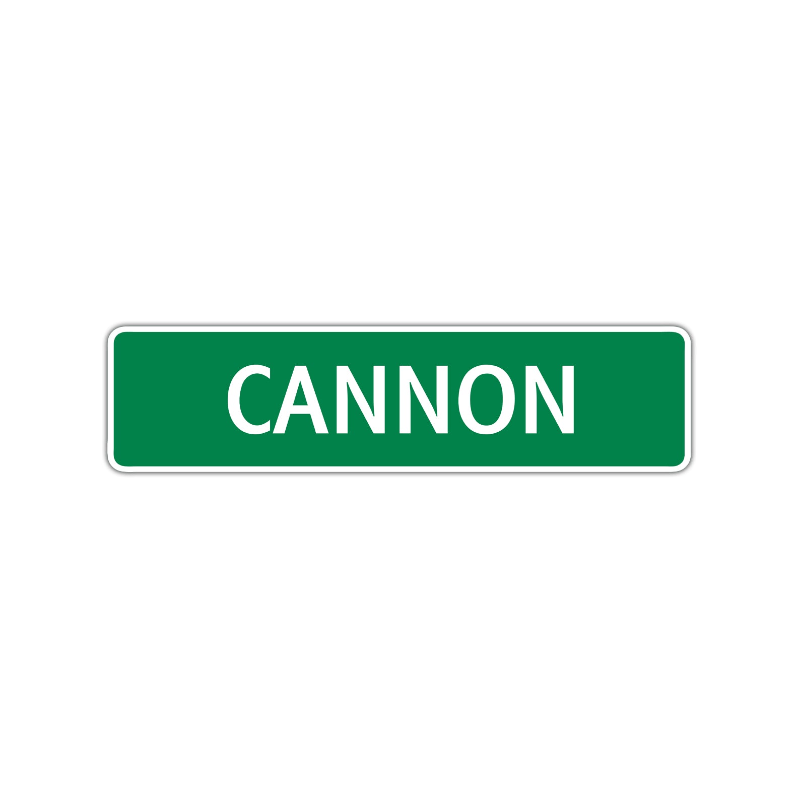 Cannon Street Sign Children Name Room Plate