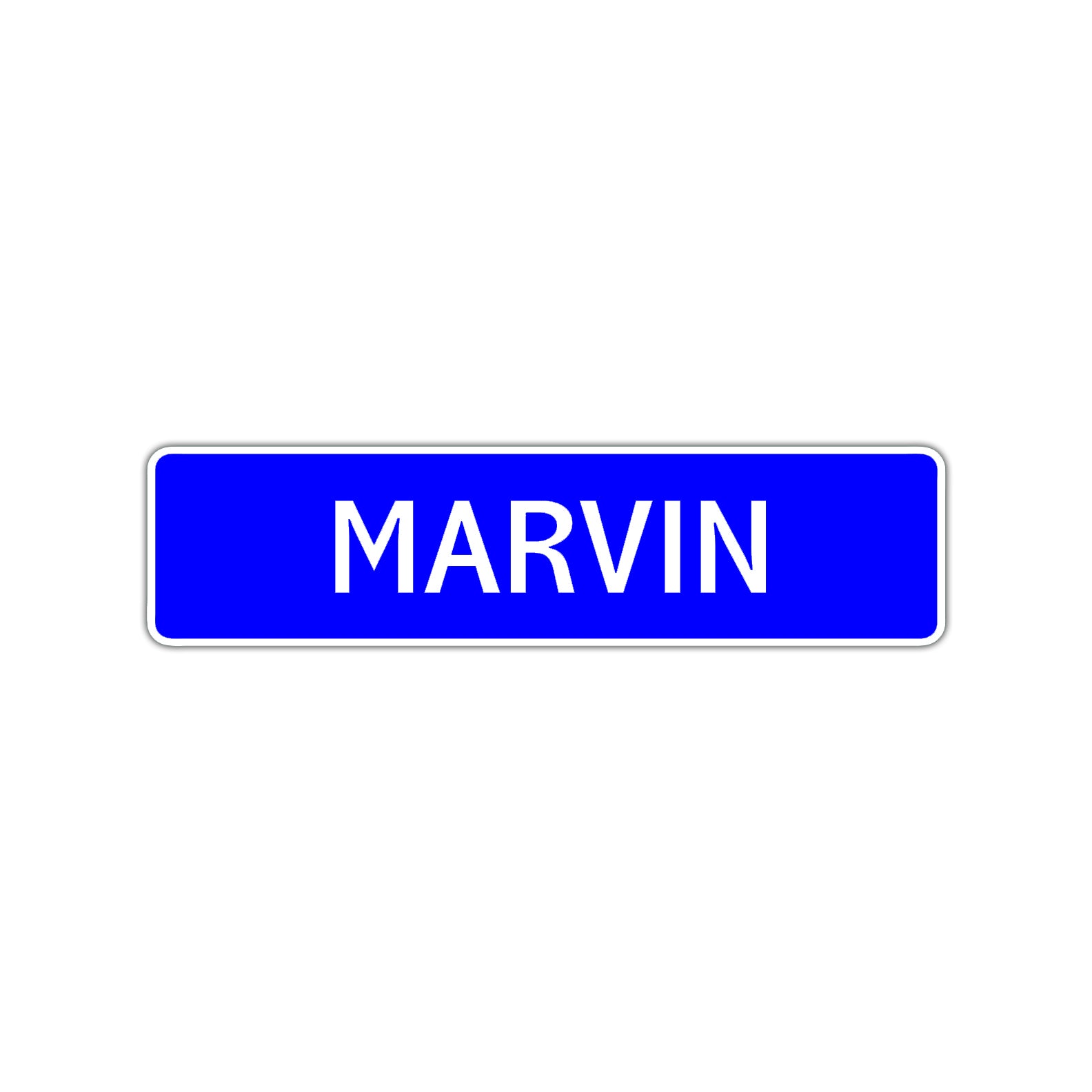 Marvin Street Sign Children Name Room Plate