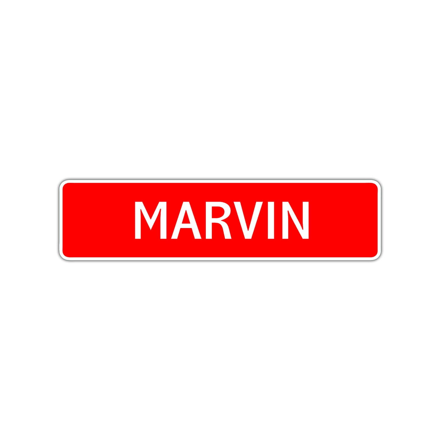 Marvin Street Sign Children Name Room Plate