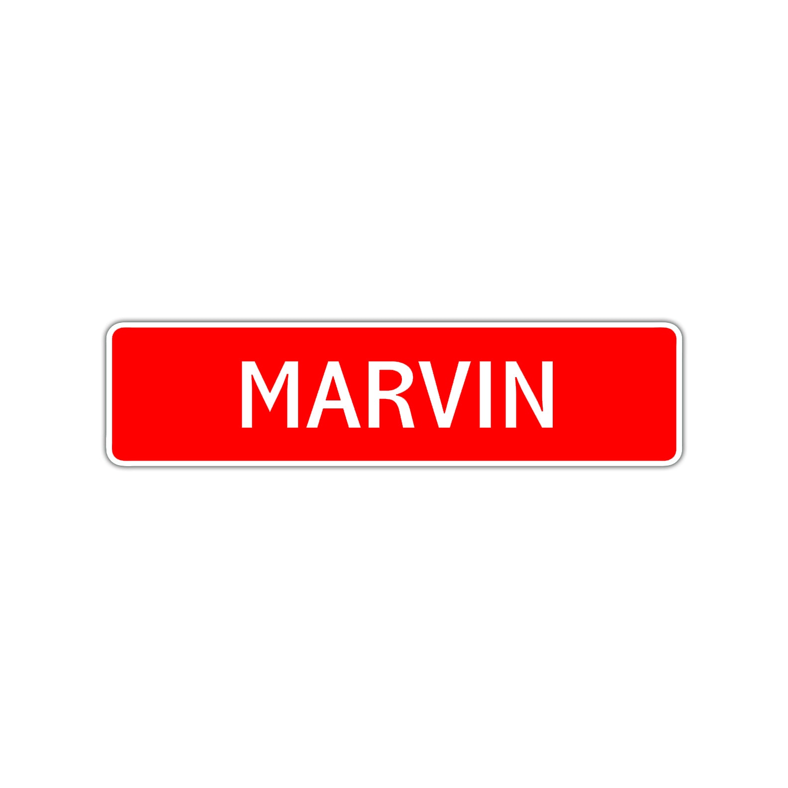 Marvin Street Sign Children Name Room Plate