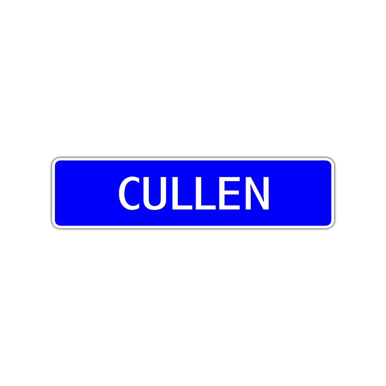 Cullen Street Sign Children Name Room Plate