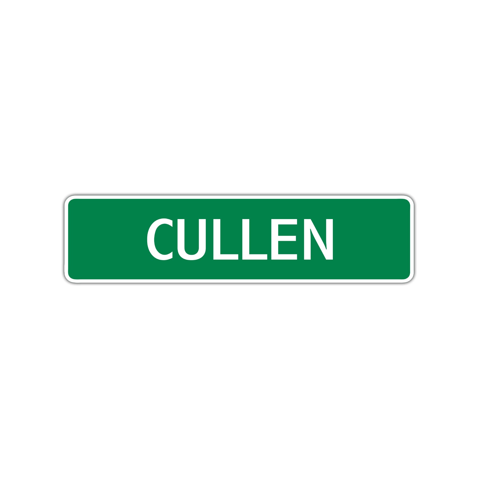 Cullen Street Sign Children Name Room Plate