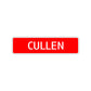 Cullen Street Sign Children Name Room Plate