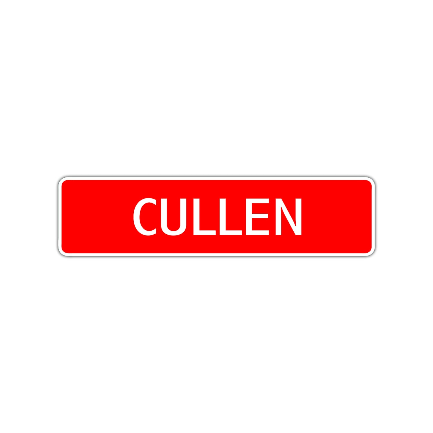 Cullen Street Sign Children Name Room Plate