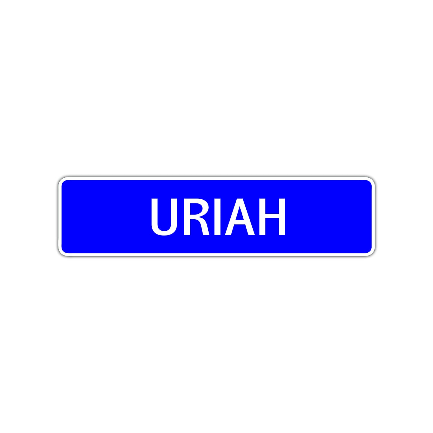 Uriah Street Sign Children Name Room Plate