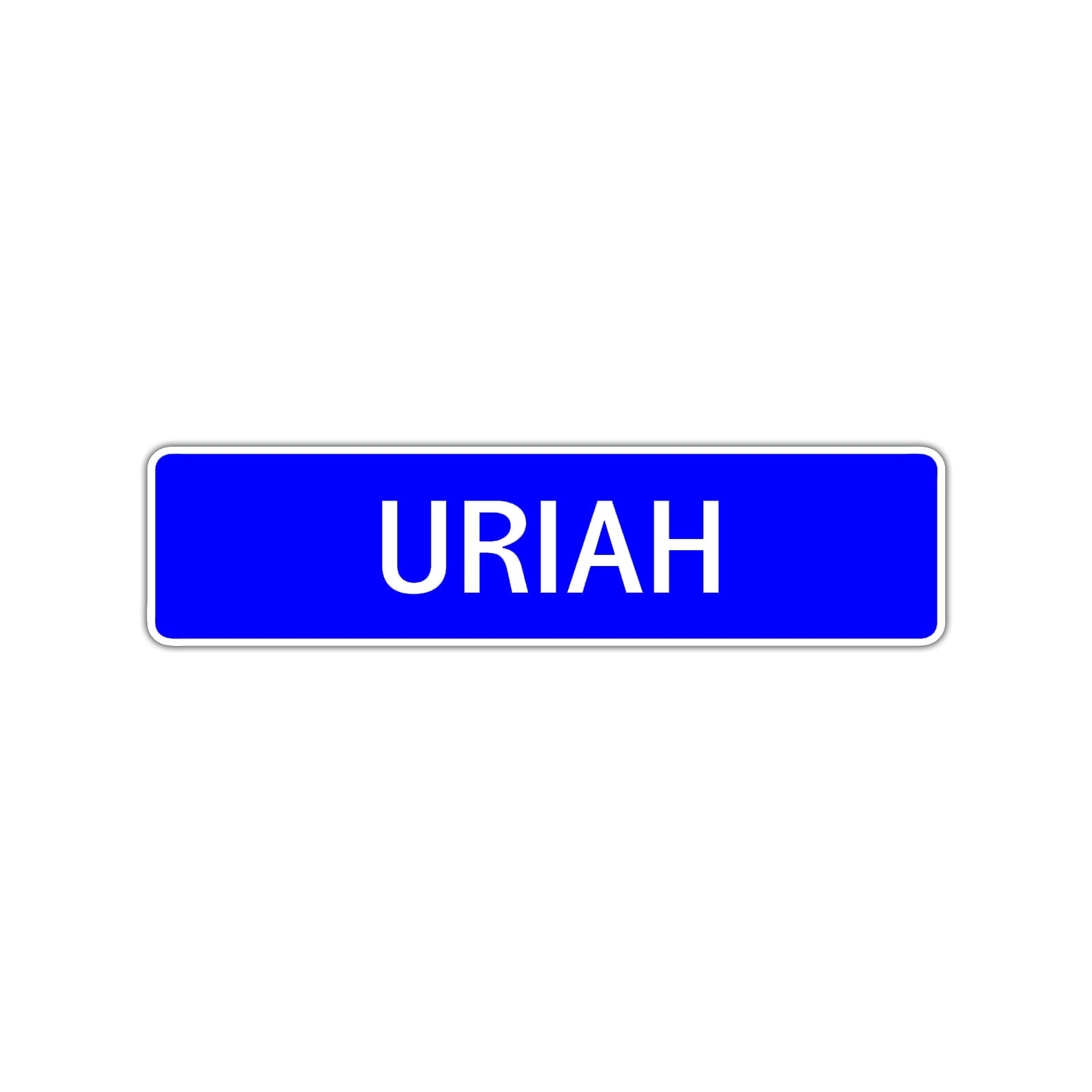 Uriah Street Sign Children Name Room Plate