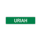 Uriah Street Sign Children Name Room Plate