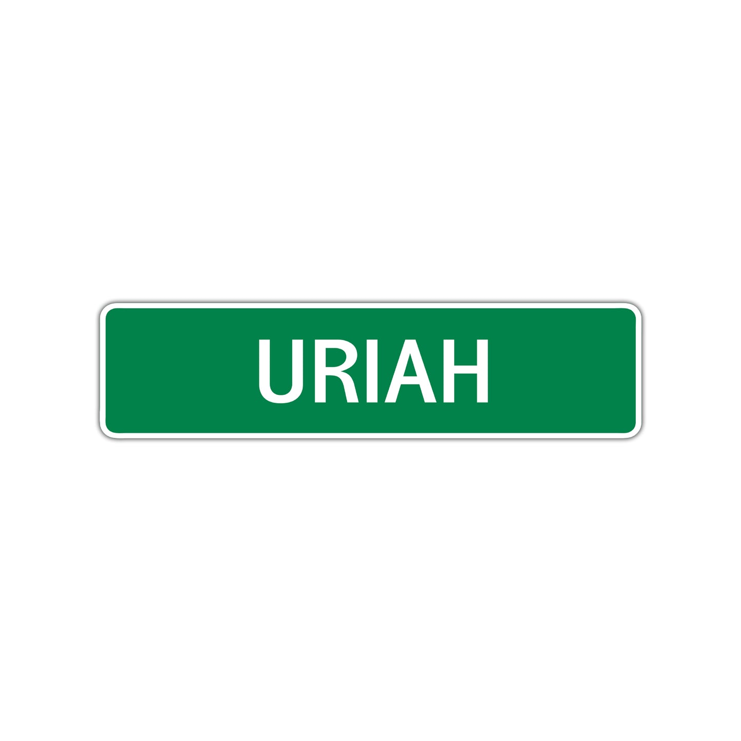 Uriah Street Sign Children Name Room Plate