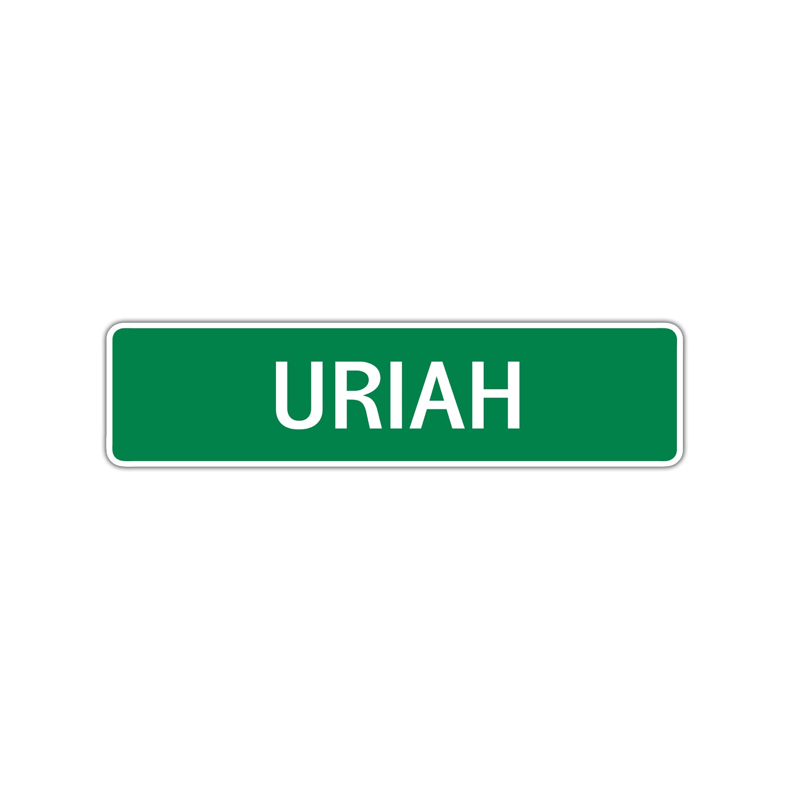 Uriah Street Sign Children Name Room Plate