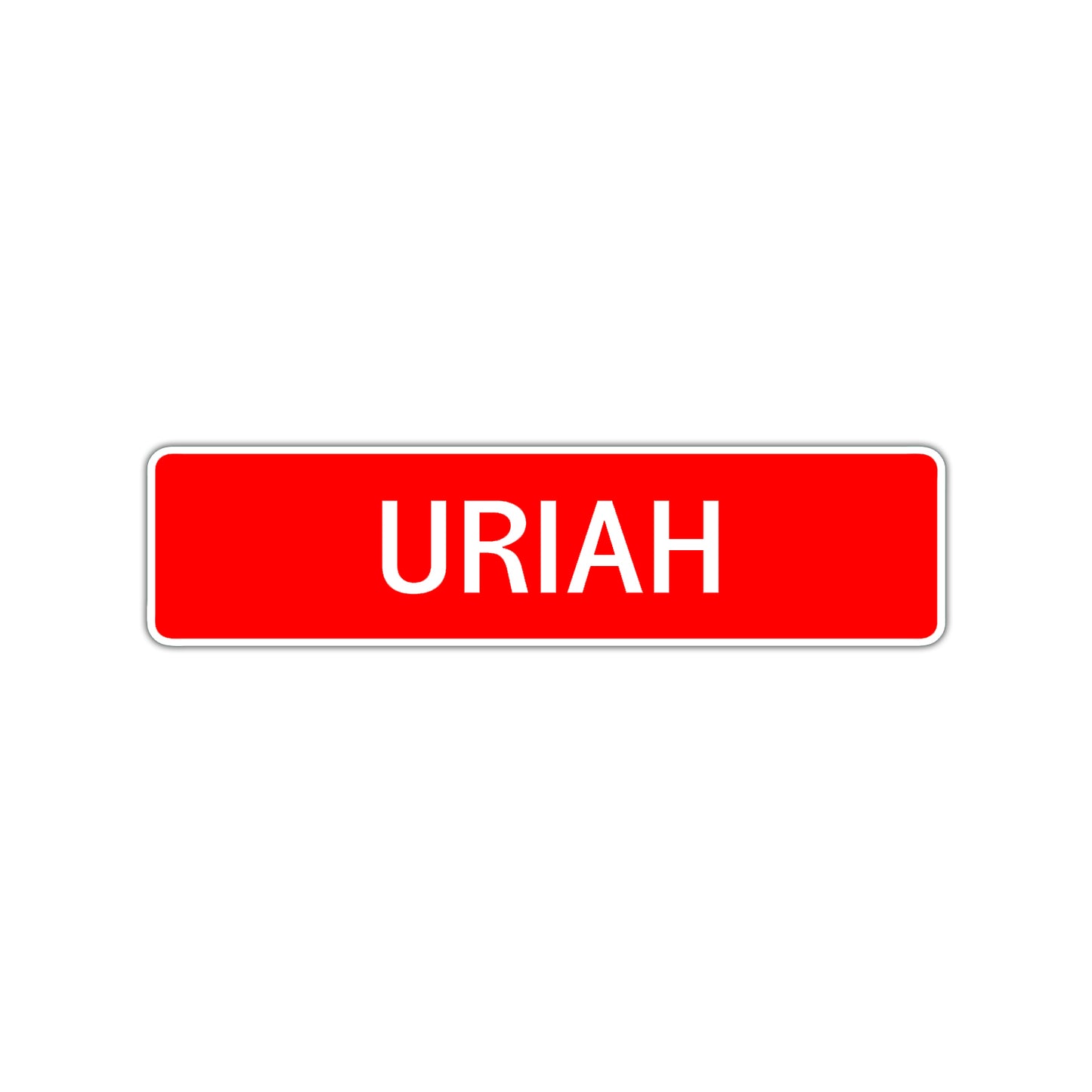 Uriah Street Sign Children Name Room Plate