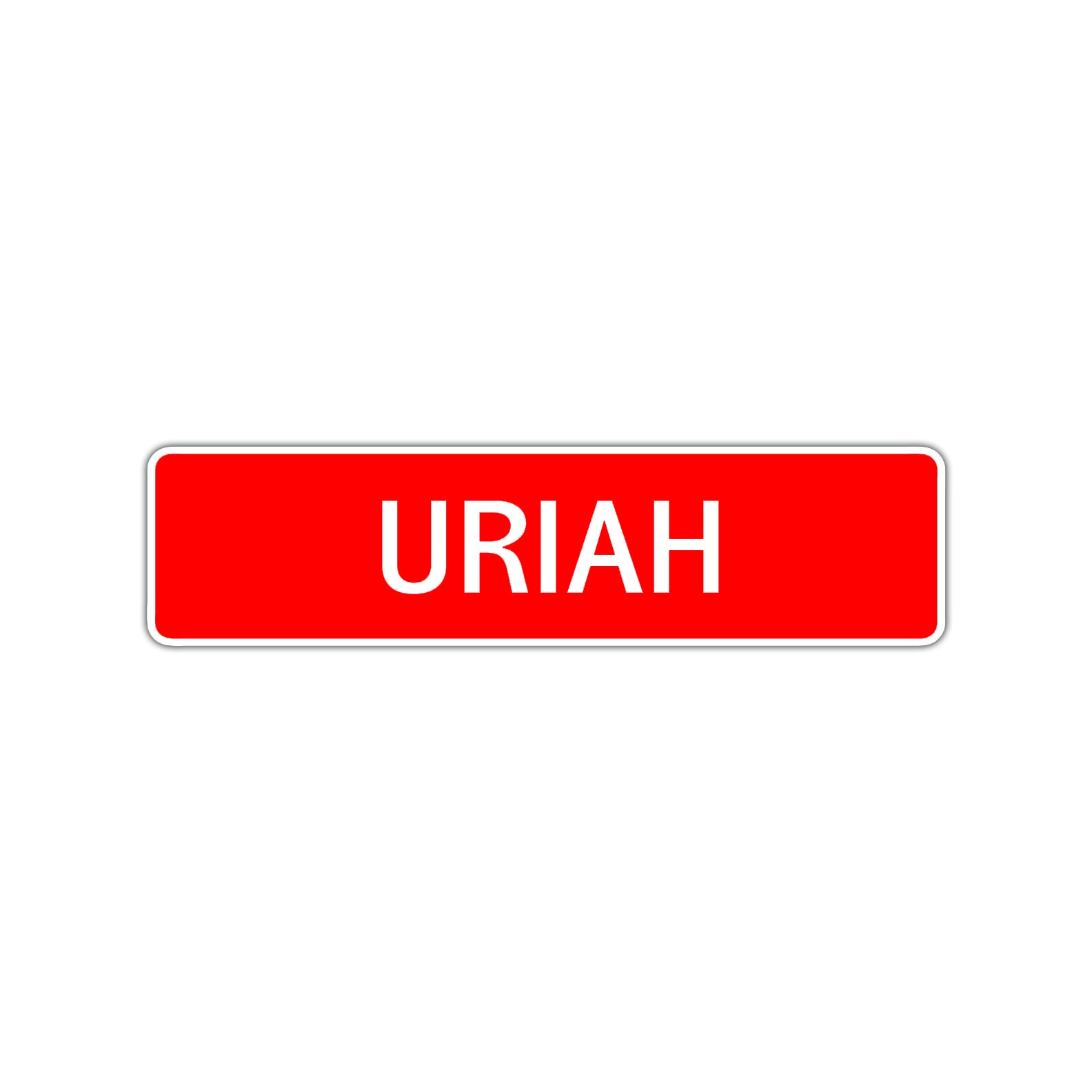 Uriah Street Sign Children Name Room Plate