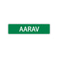 Asrav Street Sign Children Name Room Plate