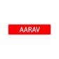Asrav Street Sign Children Name Room Plate