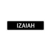 Izaiah Street Sign Children Name Room Plate