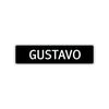 Gustavo Street Sign Children Name Room Plate