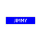 Jimmy Street Sign Children Name Room Plate