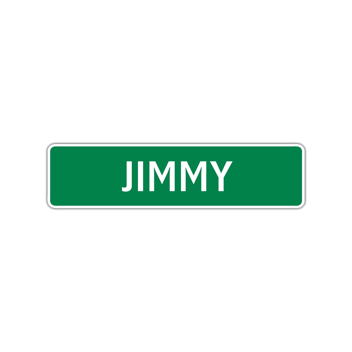 Jimmy Street Sign Children Name Room Plate