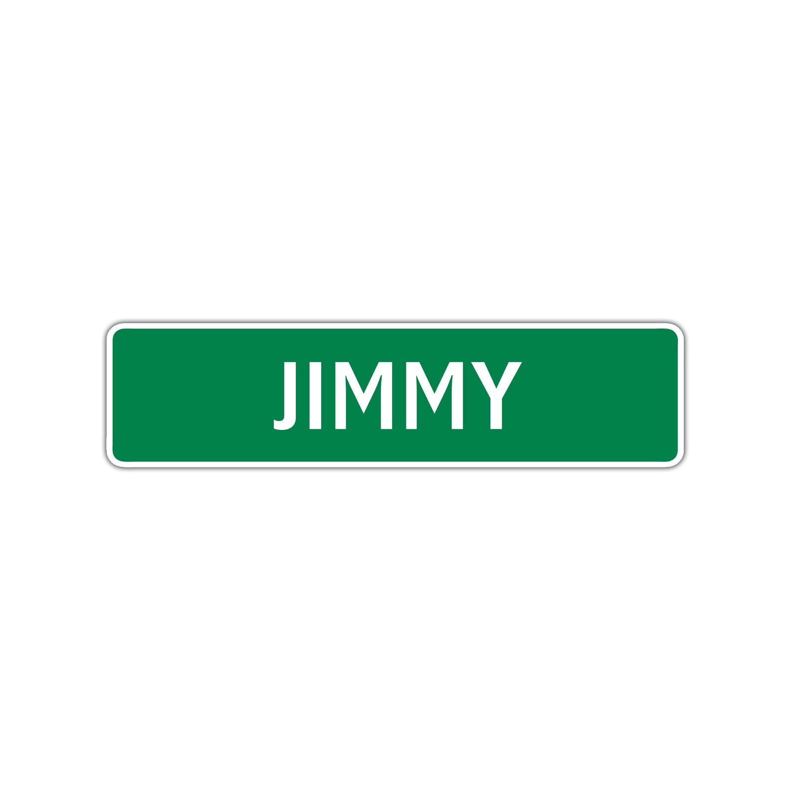 Jimmy Street Sign Children Name Room Plate