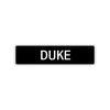 Duke Street Sign Children Name Room Plate
