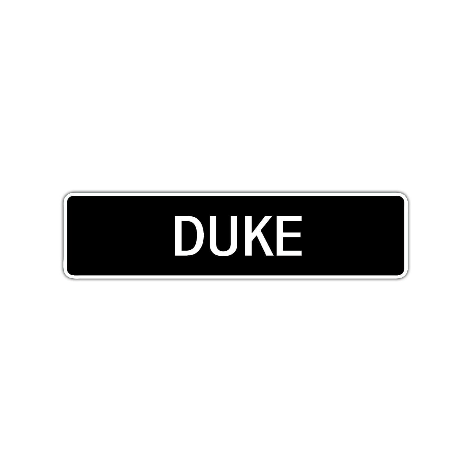 Duke Street Sign Children Name Room Plate