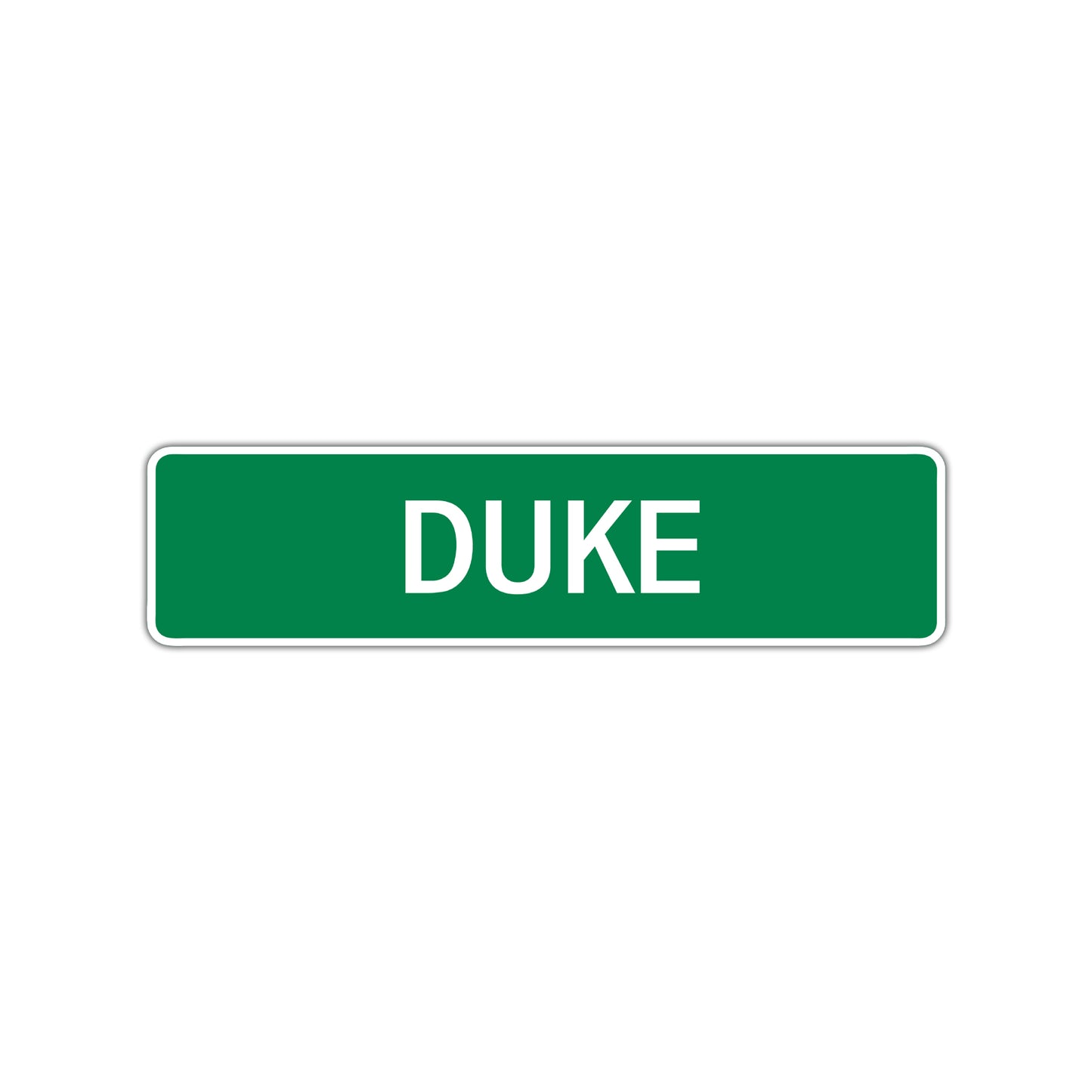 Duke Street Sign Children Name Room Plate
