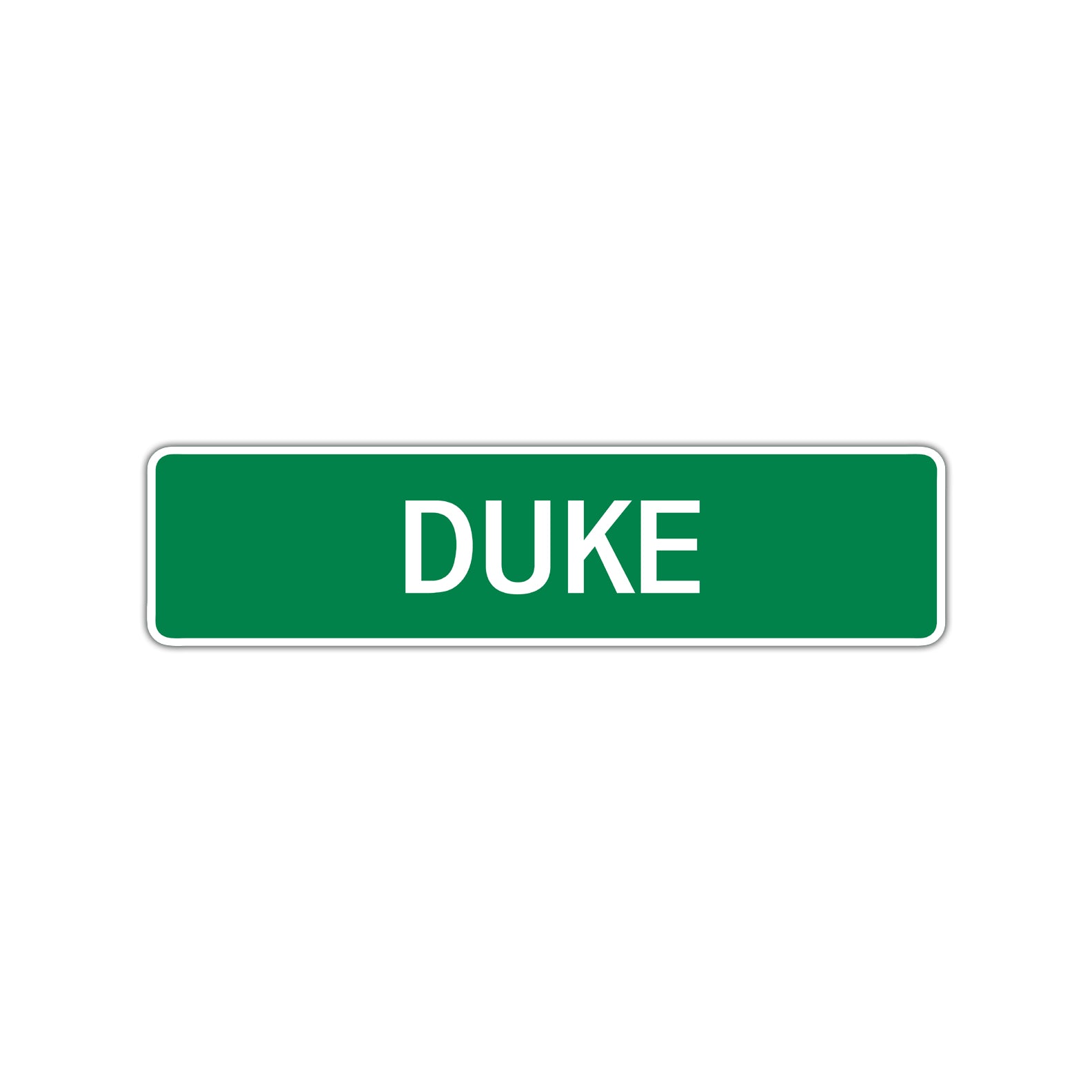 Duke Street Sign Children Name Room Plate