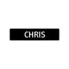 Chris Street Sign Children Name Room Plate