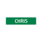 Chris Street Sign Children Name Room Plate