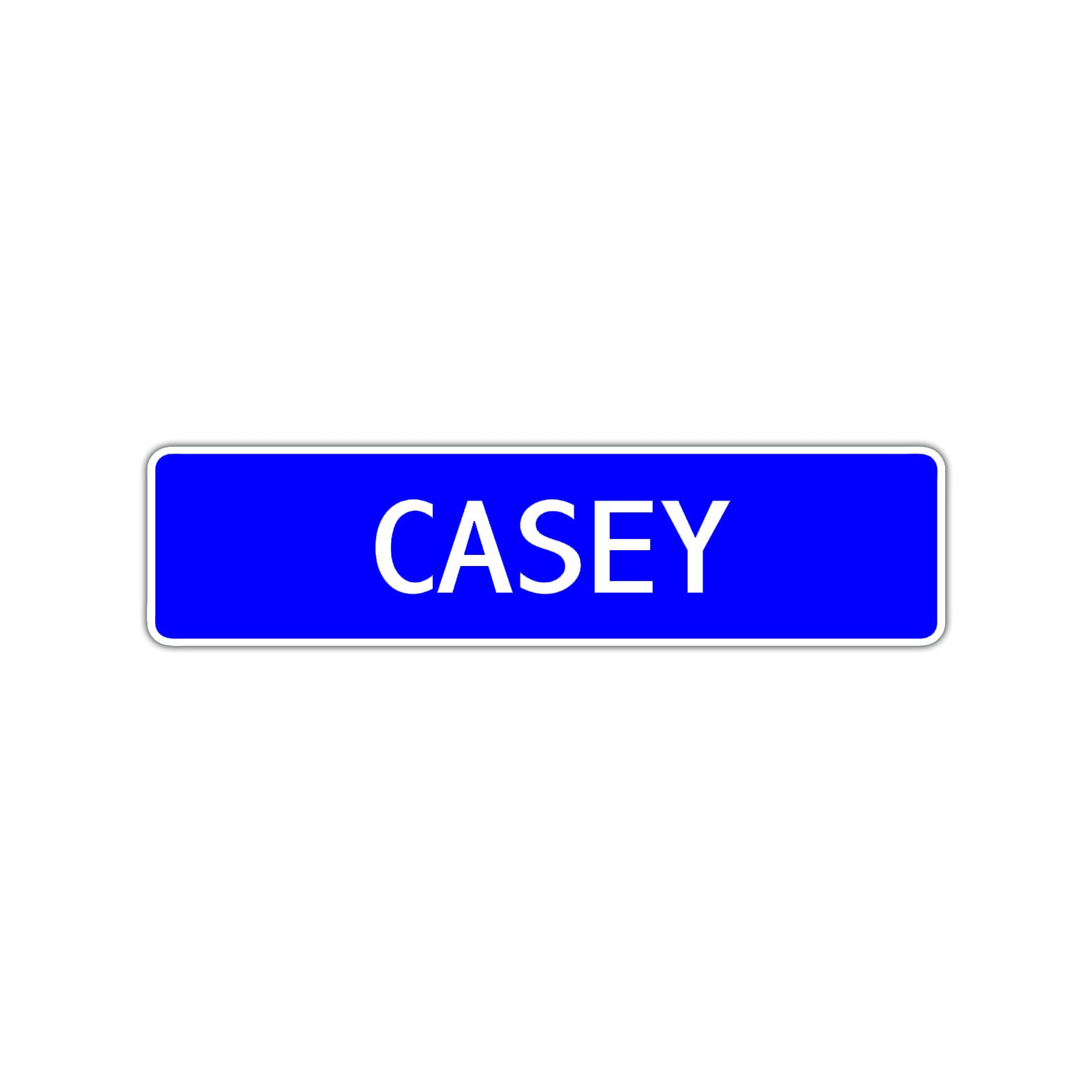 Casey Street Sign Children Name Room Plate