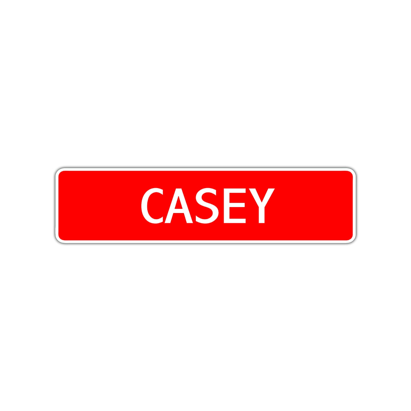 Casey Street Sign Children Name Room Plate