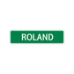 Roland Street Sign Children Name Room Plate