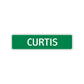 Curtis Street Sign Children Name Room Plate