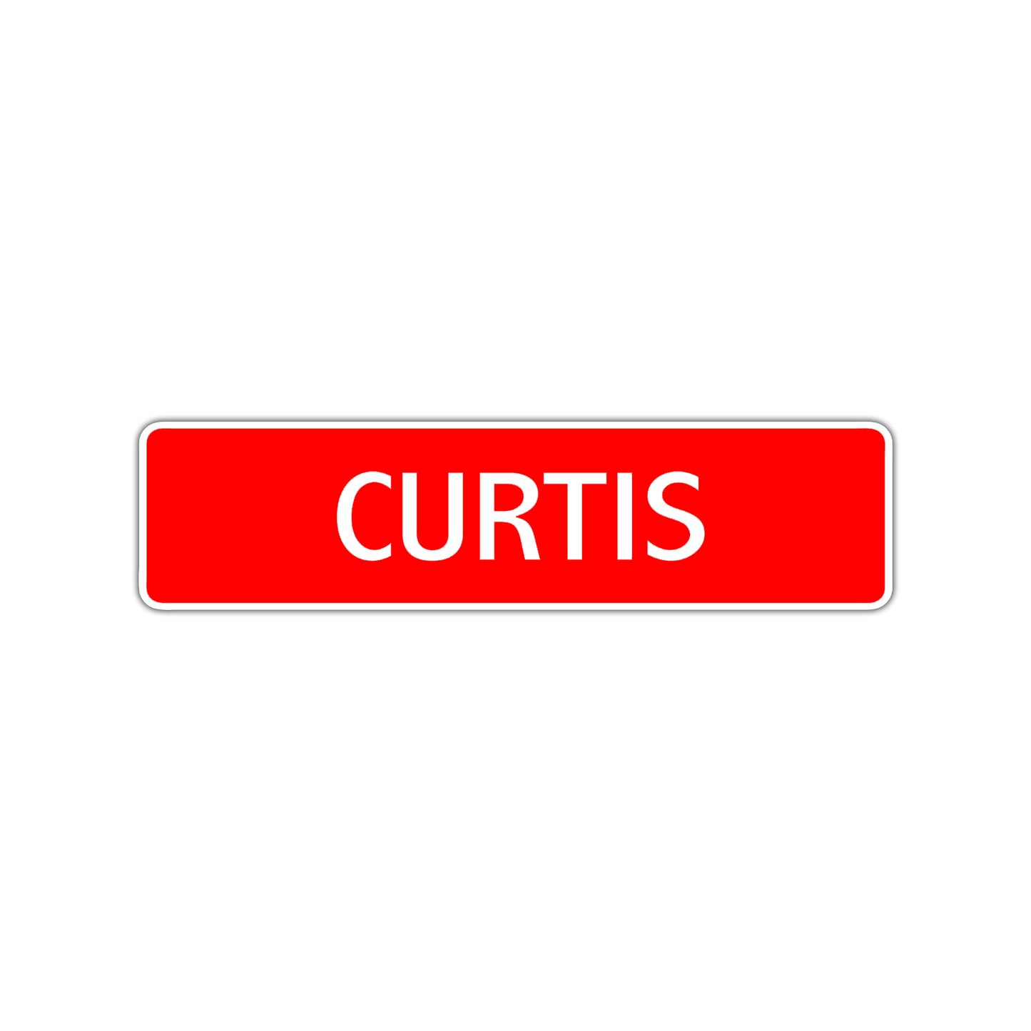 Curtis Street Sign Children Name Room Plate