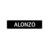Alonzo Street Sign Children Name Room Plate