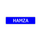 Hamza Street Sign Children Name Room Plate