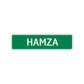 Hamza Street Sign Children Name Room Plate