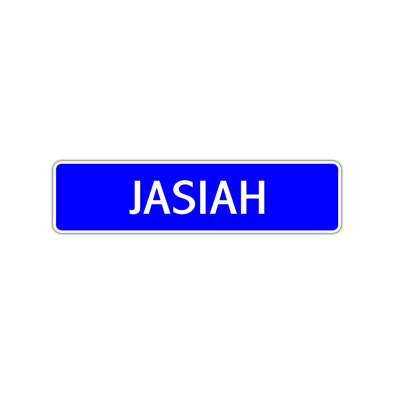 Jasiah Street Sign Children Name Room Plate
