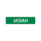 Jasiah Street Sign Children Name Room Plate