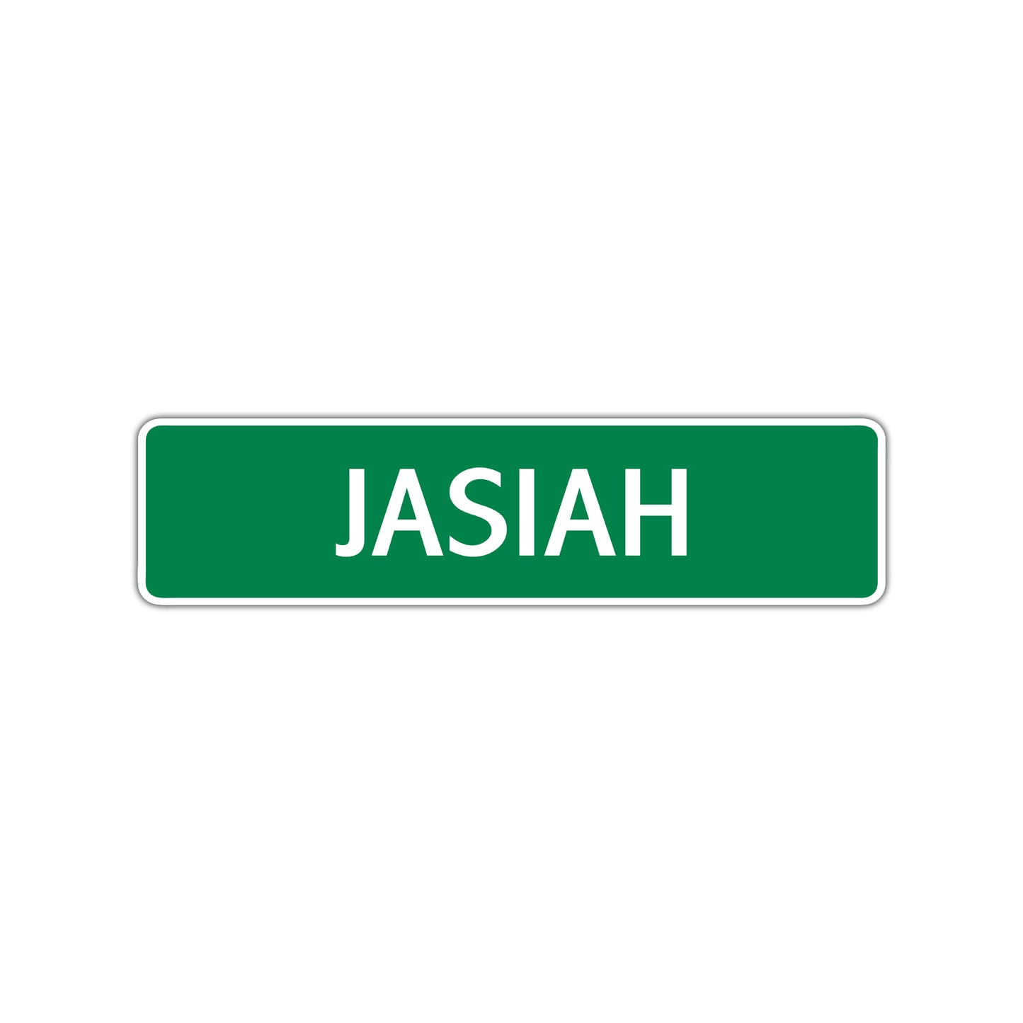 Jasiah Street Sign Children Name Room Plate