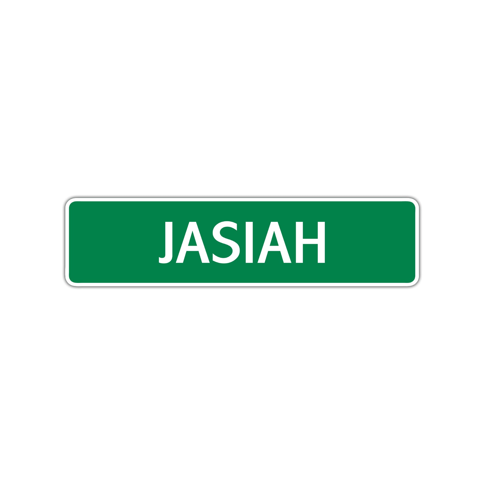 Jasiah Street Sign Children Name Room Plate