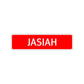 Jasiah Street Sign Children Name Room Plate
