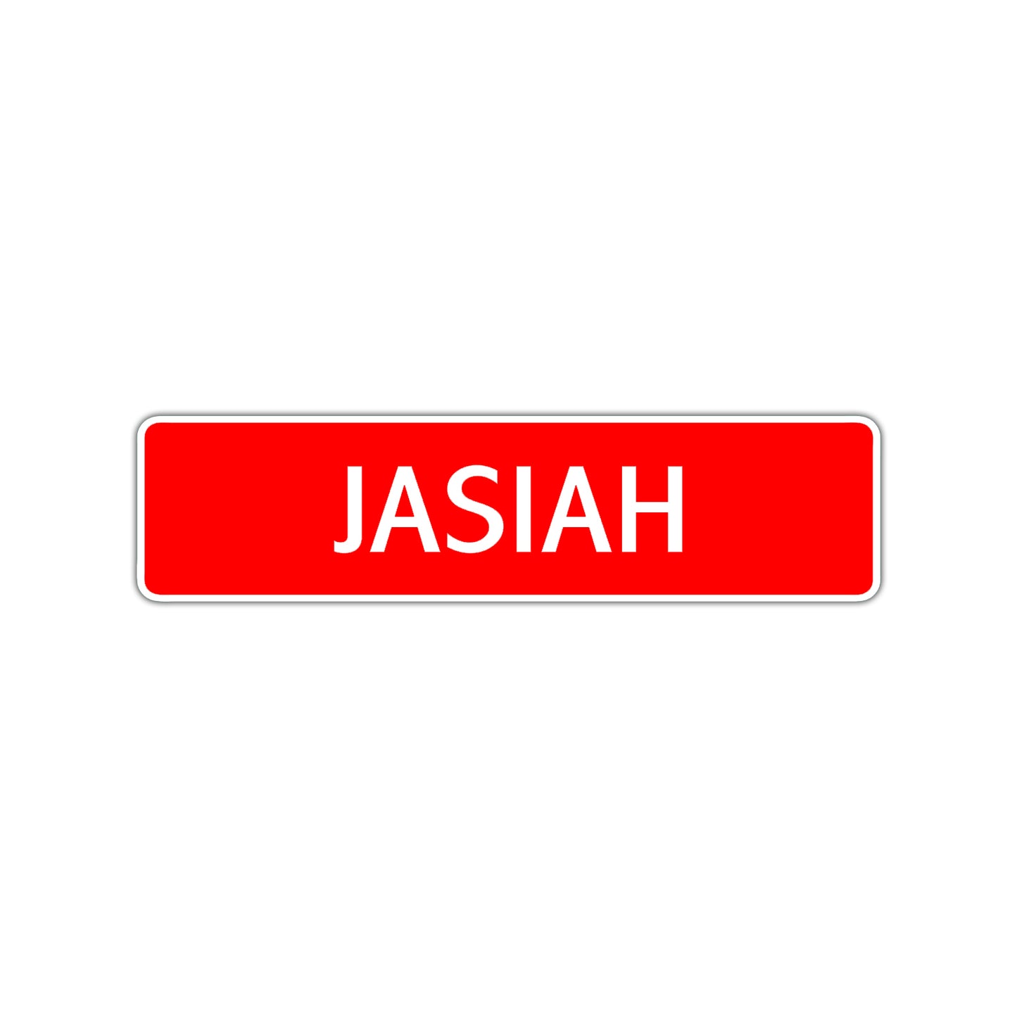 Jasiah Street Sign Children Name Room Plate